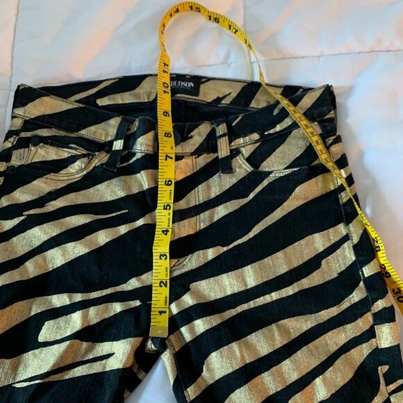 HUDSON - Nico Midrise Super Skinny Crop Zebra - Picture 7 of 8